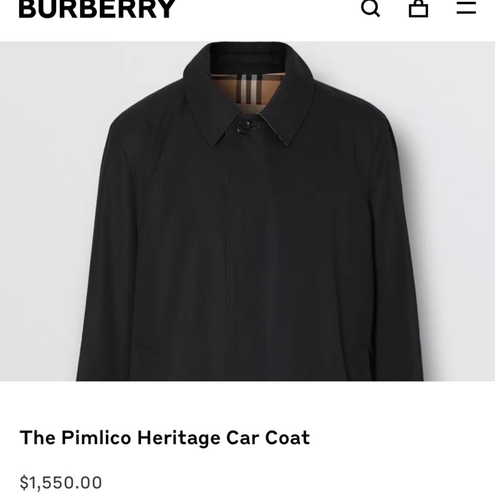 Burberry coat